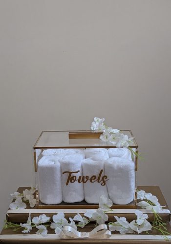 Gold Towel Box