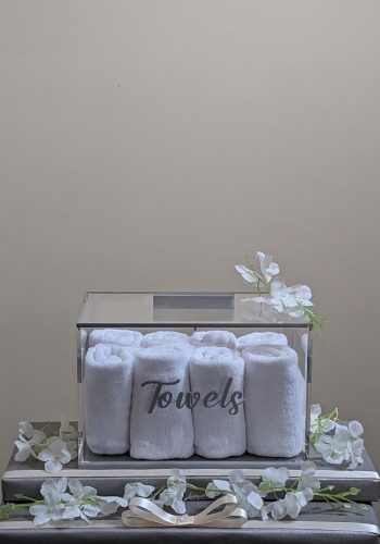 Silver Towel Box