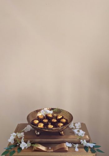 Gold Hammered Chocolate Gift